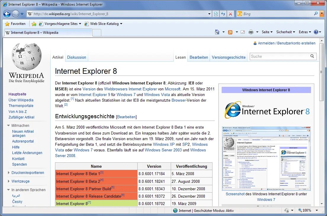 update internet explorer browser for windows 7